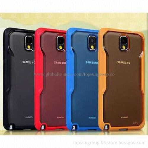 Frosted Shell Phone TPU/PC Covers for iPhone, Samsung S4, Machining Technology